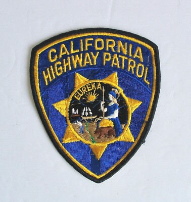 ビンテージスタジャン CALIFORNIA HIGHWAY PATROL M Vintage California Highway Patrol Embroidered Patch CHP Sew