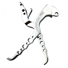 Chrome Hand Brake Clutch Levers Aluminum For Suzuki GSXR600 GSXR750 GSXR1000