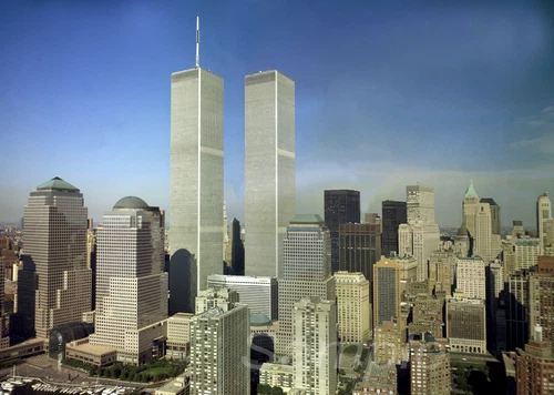 TT02 THE TWIN TOWERS NEW YORK A2 POSTER PRINT