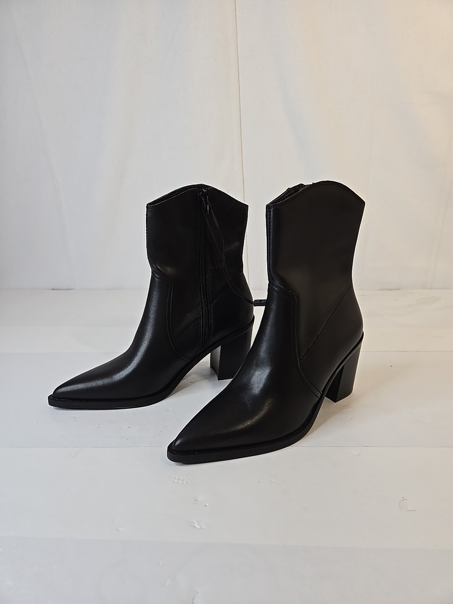 Size Black Ankle Boots Ladies Shoes New 3