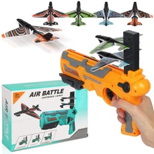 Zummy Airplane Toy Plane Ejection Glider Launcher For Kids Outdoors