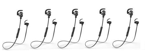 LIGER BLUETOOTH HEADPHONES MH770 WIRELESS NOISE CANCELLING SWEATPROOF 5-PACK - Picture 2 of 5