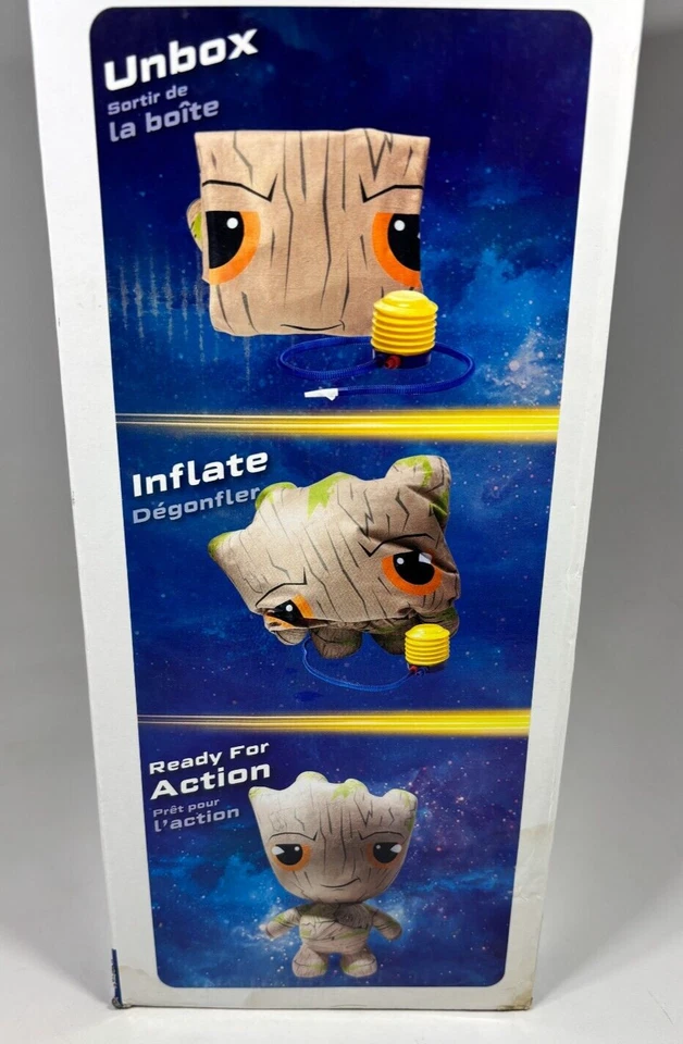Peluche inflable Marvel Inflate-A-Heroes Avengers Infinity War 30" Groot nuevo en caja Foto 4 de 4