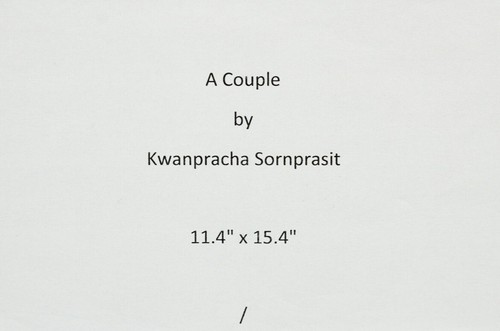 Kwanpracha Sornprasit (Thailand) Surrealist Painting “A Couple” - Picture 5 of 5