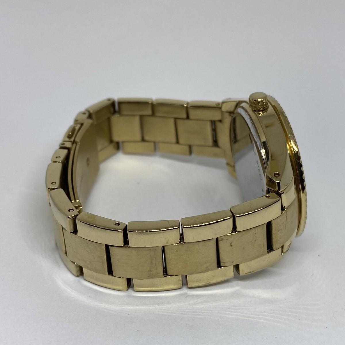Fossil ES2861 Women's Gold Stainless Steel Analog Dial Fossil ES2861 Women's Gold Stainless Steel Analog Dial