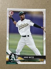 Jorge Mateo Oakland A's 2018 Bowman Baseball Prospects Paper