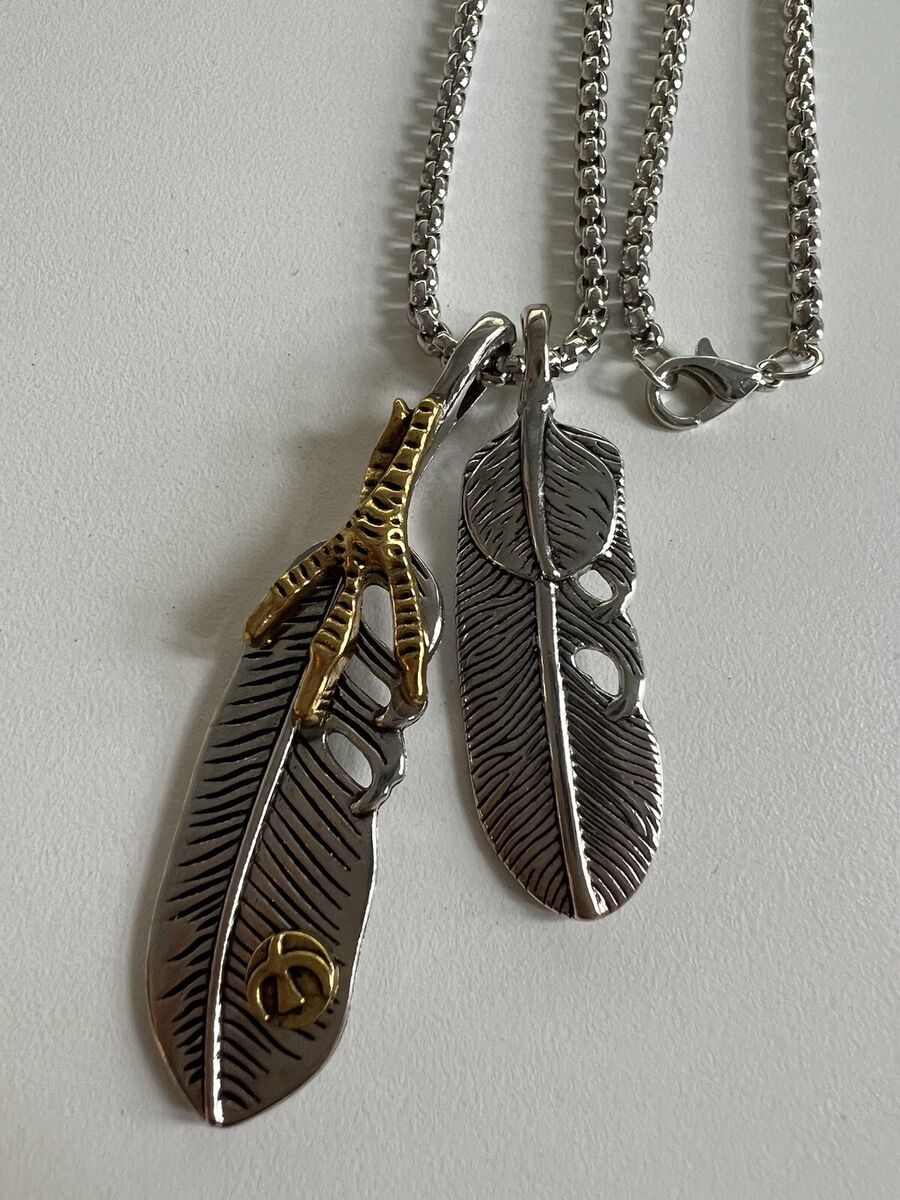 Takahashi Goro's Necklace Pendants Inspired Large Two Bird Takahashi Goro's Necklace Pendants Inspired Large Two Bird