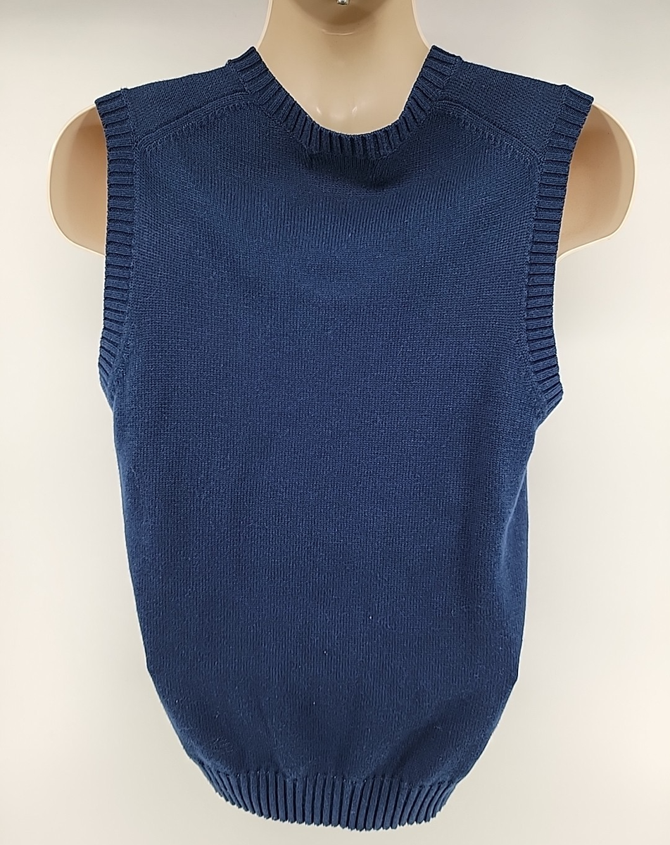 EXPRESS DESIGN STUDIO Sweater Vest V-Neck Wool Cotton Blend