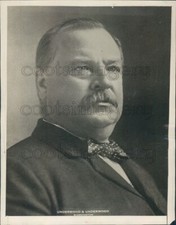1927 Press Photo President Grover Cleveland Portrait