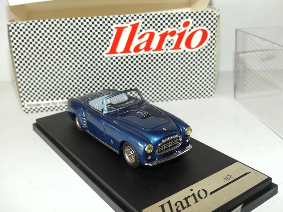 FERRARI 212 INTER CABRIOLET GHIA GENEVE 1952 Bleu ILARIO 1:43 - Photo 2/4