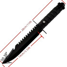 Carbon Steel Universal Survival Knife & Fiberglass Reinforced Handle Ships Free — photo 7