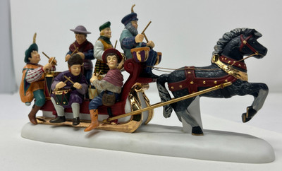 Department 56   Twelve Drummers Drumming  XII.  Dickens Village. IMPERFECT