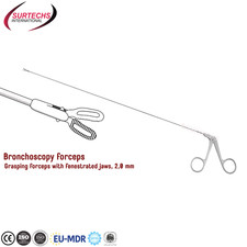 Bronchoscopy forceps Grasping forceps with fenestrated jaws, 2,0 mm , 350mm