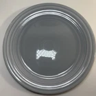 Vintage Fiestaware Gray 9.5” Plate Homer Laughlin