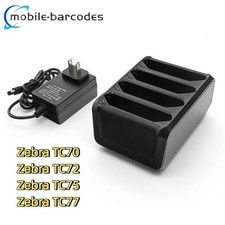 New 4-Slot Battery Charger Cradle SAC-TC7X-4BTYC1 for Zebra TC77 TC70 TC75 TC72