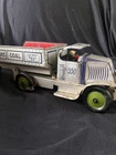 Marx 550 Mack Dump Truck Tin Litho Wind-Up Toy Working Dump Action C24