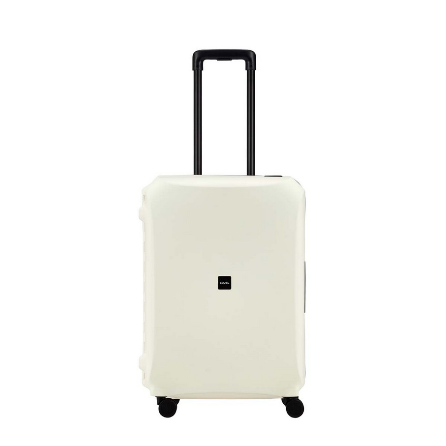 Lojel Voja Medium Ivory Carry On Suitcase Travel Luggage