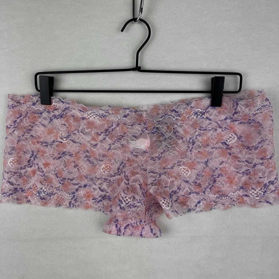 Maidenform Lujoso Encaje Niño Panty Estilo DMCLBS Talla 9/2XL Floral Rosa Foto 2 de 4