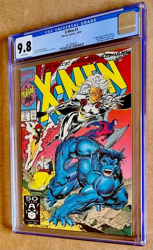 X-Men # 1 CGC 9.8 Marvel 1991 Storm Beast Cover 1st Acolytes Jim Lee New