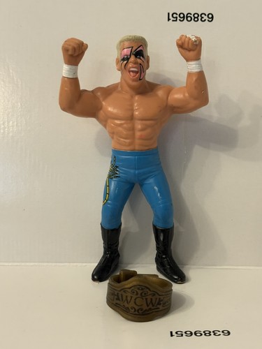 WCW Galoob UK Exclusive Sting blue tights with bel...