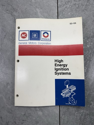 #ad #ad GM General Motors AC Delco High Energy Ignition Systems SD 105 1989 $8.99