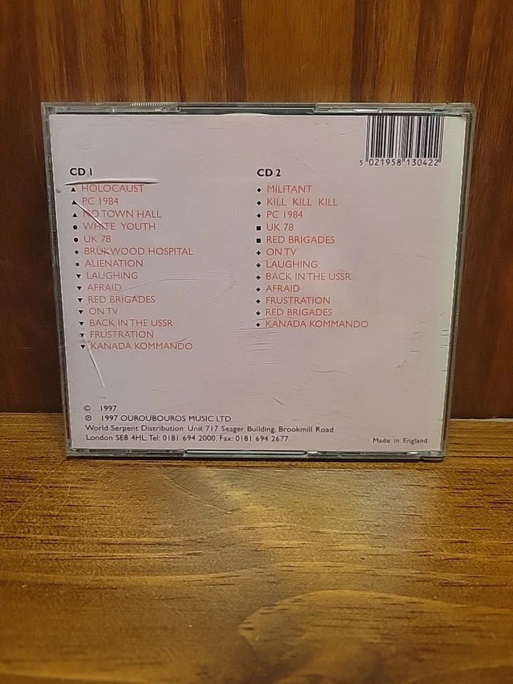 We Are All Jews And Germans Crisis (2x CD) Death In June VERY HTF OOP First UK Foto 2 de 4