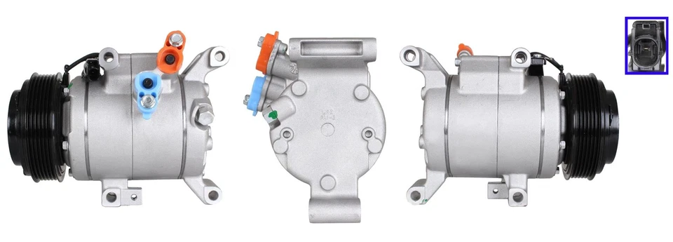 COMPRESSOR AIR CONDITIONING ACP01174 FOR MAZDA P5Y1/P5Y5/P5Y4/P5Z3S5Y7 1.5L 4cyl - Image 2 of 4