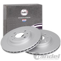 2X A.B.S. Bremsscheiben 260Mm Vorne Passend FüR Lada 110 111 112 Granta Kalina