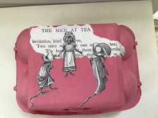 Mice at Tea Easter Eggs in Carton.     Palmer Cox