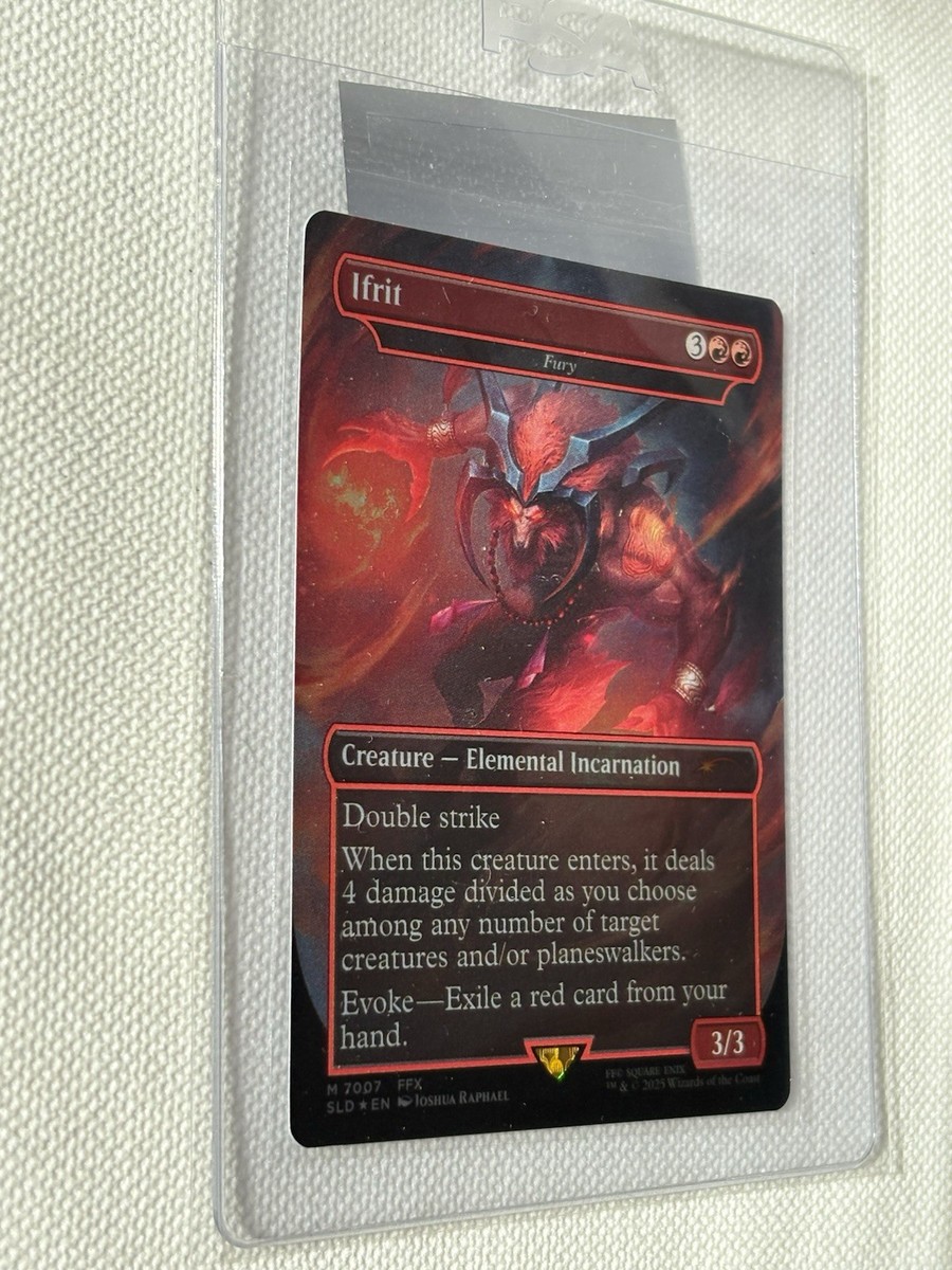 Ifrit - Fury (Rainbow Foil) Secret Lair Drop Foil for sale