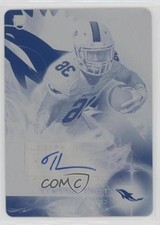 2015 Topps Platinum Rookies Printing Plate Cyan 1/1 Tony Lippett Auto h3a