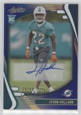 2021 Absolute Rookies Spectrum Blue Signatures 16/50 Jevon Holland #165 Auto 0ge