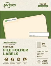 AVERY AVE45366 - EcoFriendly Labels