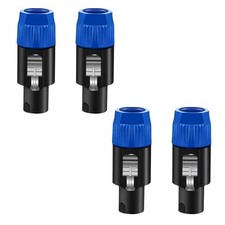 5Core Speakon 4 Pole Male Plug Compatible Audio Cable Connectors High Quality