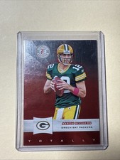 2012 Totally Certified Aaron Rodgers card #64 Green Bay Packers, New York Jets