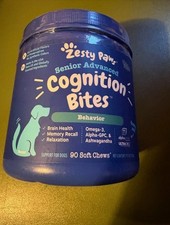 Zesty Paws Senior Advanced Cognition Bites for Senior Dogs Behavior