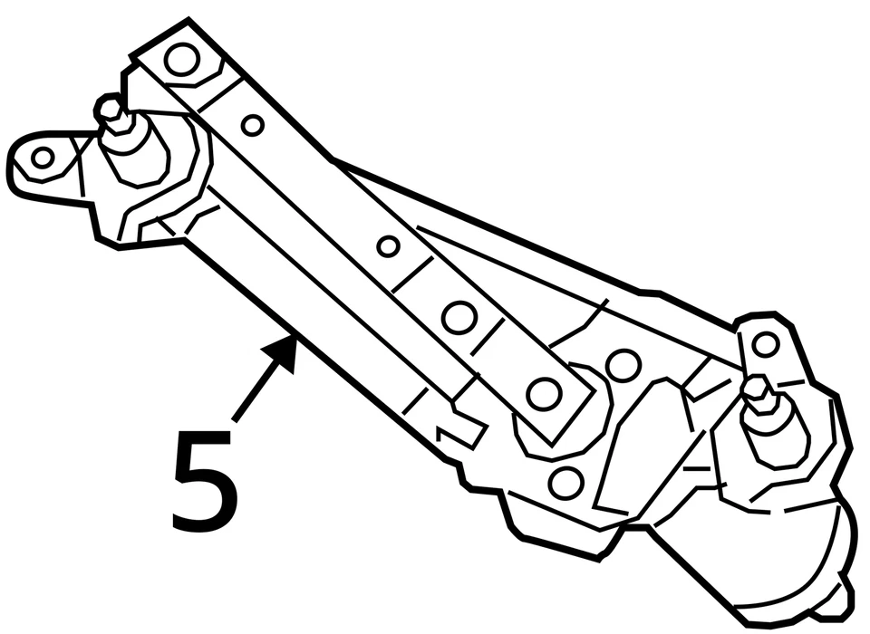 Limpiaparabrisas transmisión sedán compatible con 11-16 ELANTRA 2645189 Foto 4 de 4