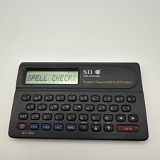 Seiko Instruments SII Roget's Thesaurus, Spell Checker, Calculator, Memo, WP1200