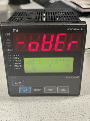 Yokogawa UT750 Programmable Digital Indicating Controller, Working, UT750-50