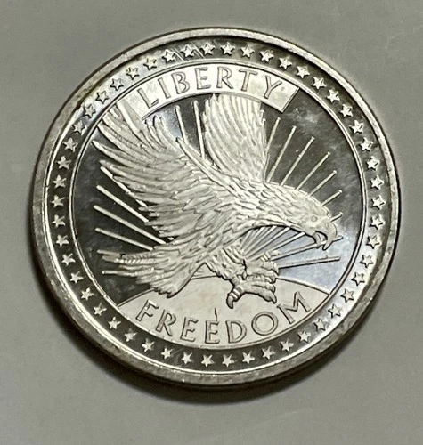 1 oz .999 Fine Silver Round SD Bullion Freedom Liberty Eagle One Troy Ounce