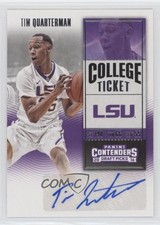 2016 Panini Contenders Draft Picks College Ticket Tim Quarterman #146 Auto 1u6