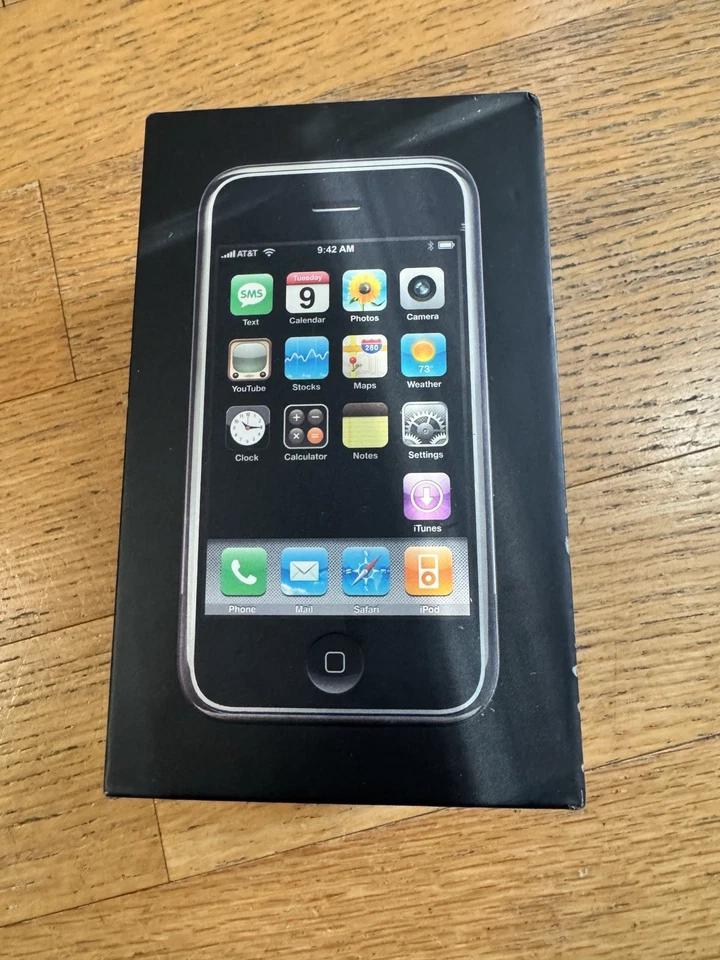 Raro Apple iPhone 1ª generación 2G - 8 GB - MA712LL/A - Caja coincidente de números de serie Foto 3 de 4