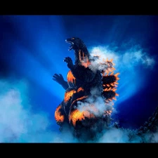 BRAND NEW Burning Godzilla 1995 Last Scene Godzilla Store Limited Edition