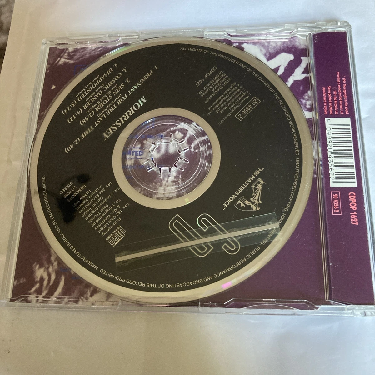 Morrissey Pregnant For The Last Time UK CD Single 4 Tracks - Like New - EB427