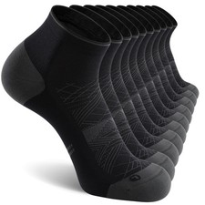 CS CELERSPORT 2/5 Pairs Ankle Compression Socks for Men and Women Running Ath...