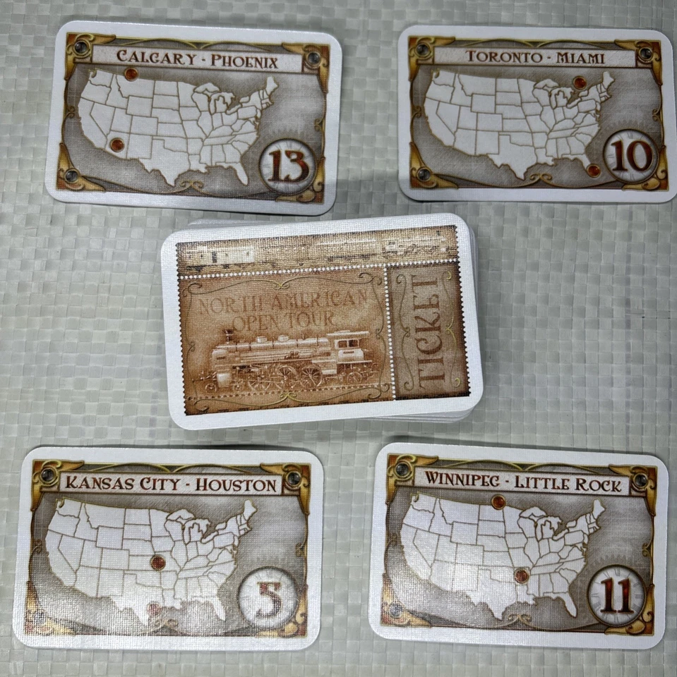 Ticket to Ride Destination Tickets Lot – Full Set Replacement Cards - Image 2 of 3