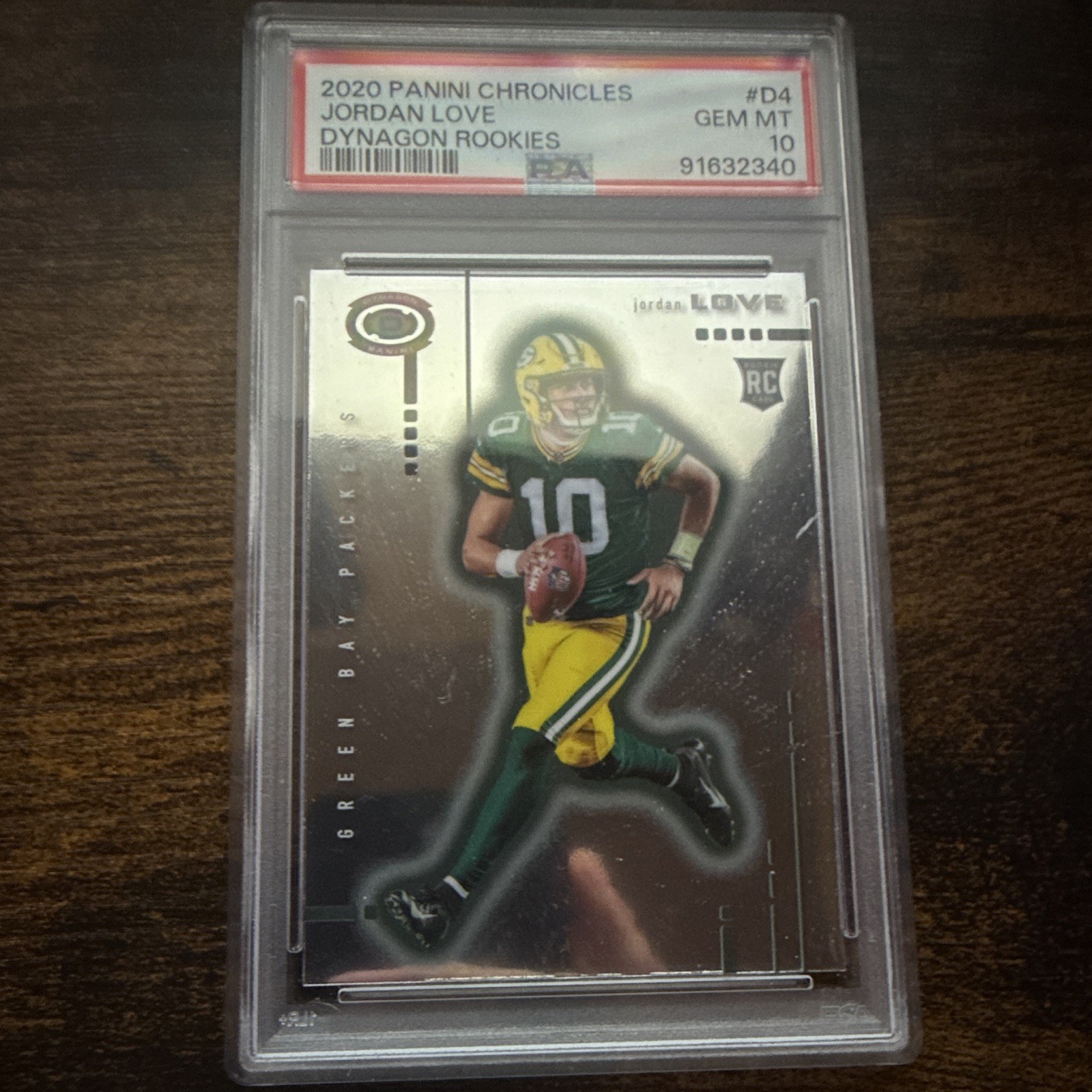 Jordan Love Panini Chronicles Dynagon Rookies #D4 Base