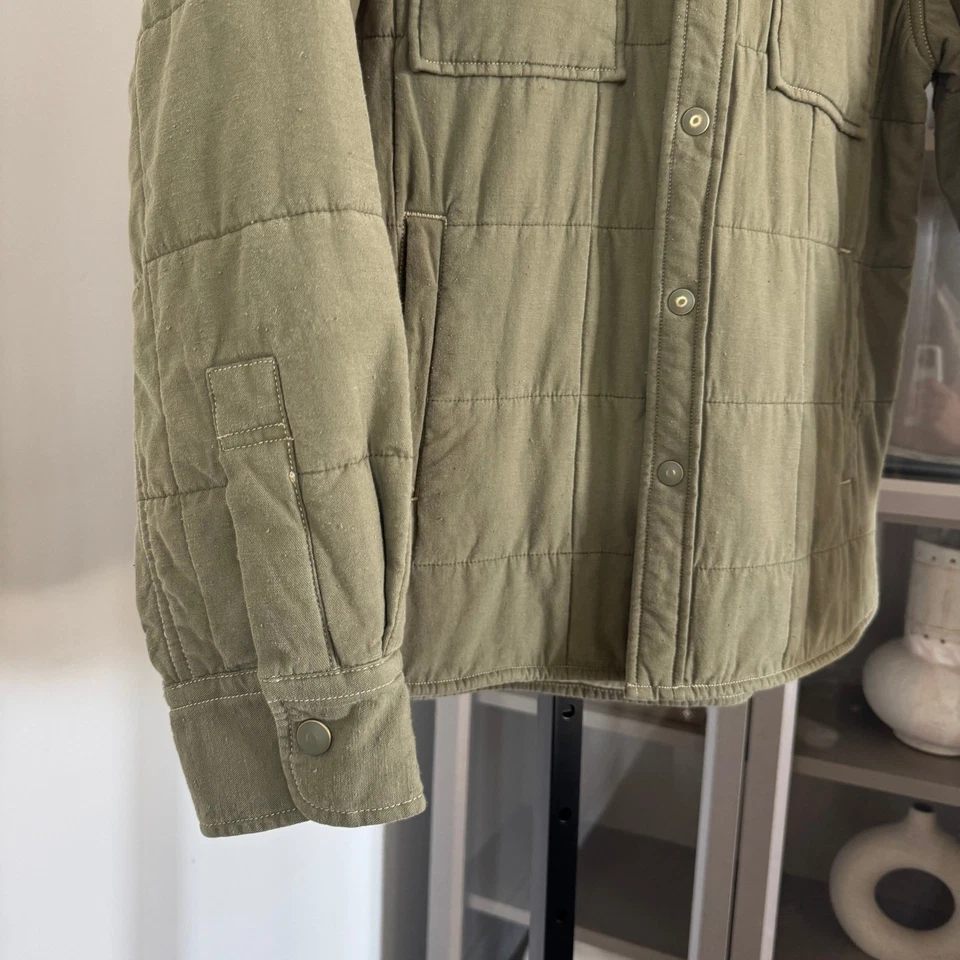Double RL Ralph Lauren Mountaineer Quilted Olive Drab Shirt Jacket XL NEW RRL - Image 3 of 4