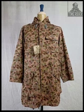 ‘50s-‘60s Austrian Army KAZ 57 Pea Dot Erbsenmuster Camo Parka Coat EB129