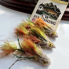 X3 Sweet & Sour Mini Dungeon Trout Streamer Articulated Weighted Dumbbell Eyes